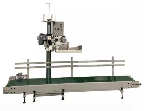 Horizontal Table Type Continuous Plastic Bag Band Sealing Machine bag sewing