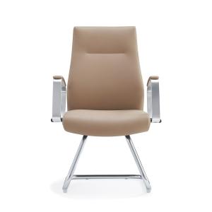 Quality MID Back Cow Genuine Leather Office Swivel Chair For Executive Visitor wholesale
