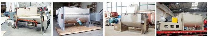 220V / 380V 1500L High Efficiency Ribbon Blender For Detergent / Animal Feed Powder