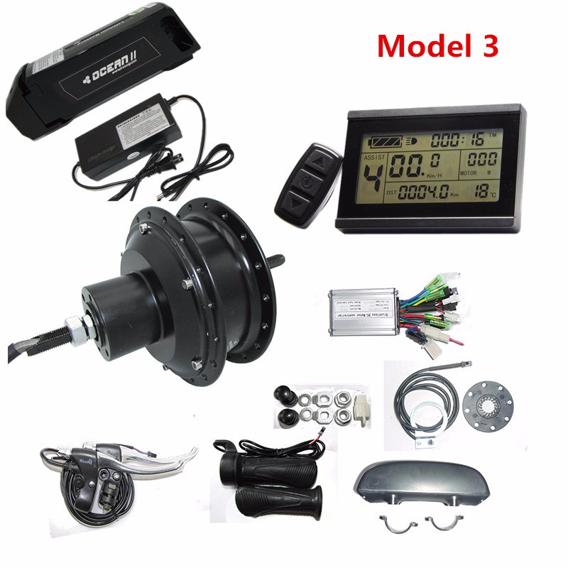 36V Electric Bicycle Parts 250W 350W Fat Tire Ebike Kit For 20 - 26 Inch Rim