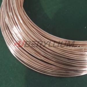 Quality Qbe2.0 Beryllium Copper Alloy Wire ASTM B197 For Welding Equipment Rolling Mill Parts wholesale