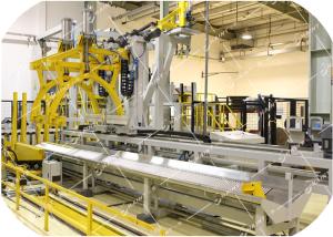 Quality Industrial Textile Roll Packing Machine , Chaint Roll Wrapping Machine wholesale