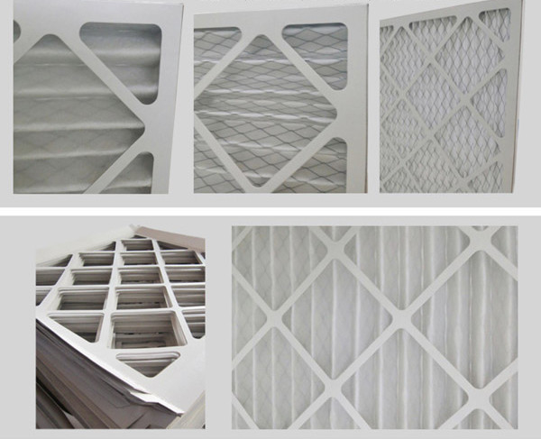 Pre Filter Panel Primary Pleat Folding Air Filter Welded Wire Mesh Support