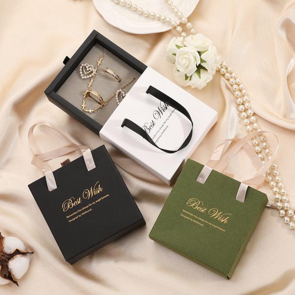Custom Printed Gift Packaging Boxes Ear Ring Luxury Jewellery Packaging Boxes