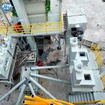 Wall Putty Tile Glue Adhesive Making Machine Sand Cement Mixer 100KW 12m