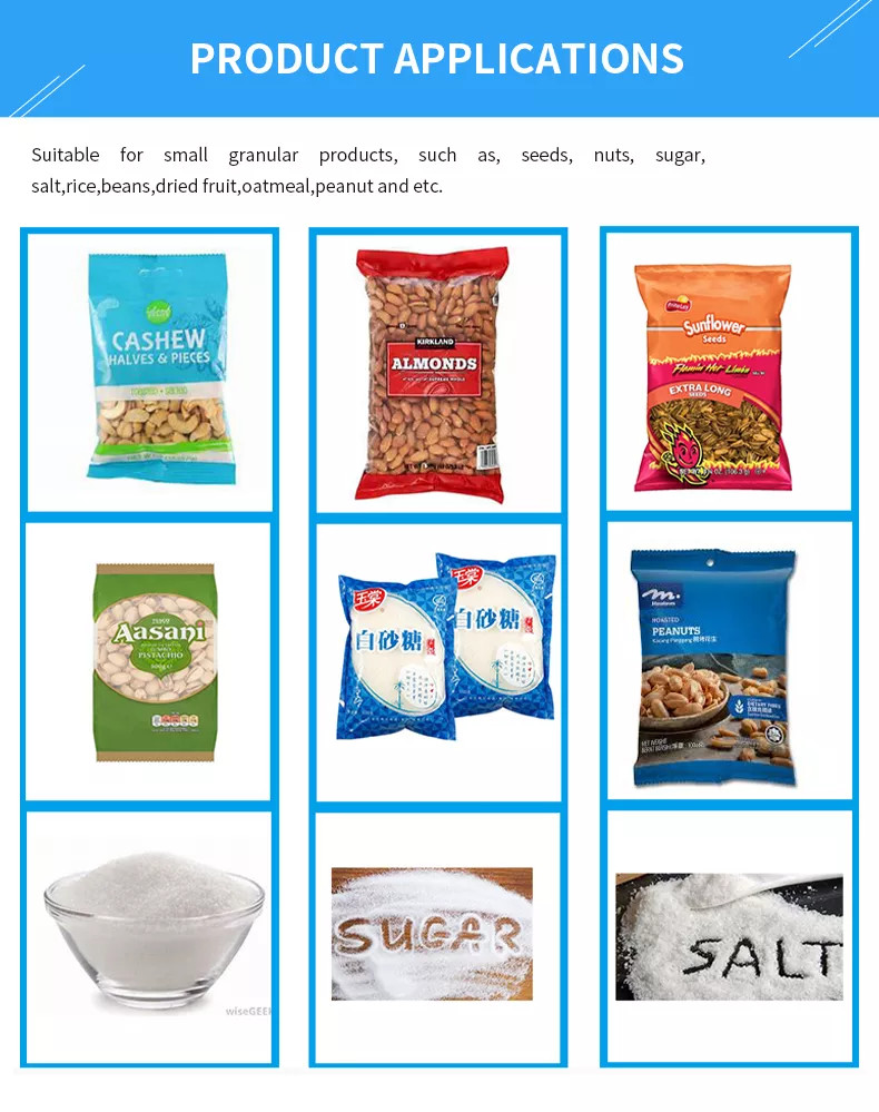Automatic Granule Packing Machine For Volumetric Cup Pepper Spice