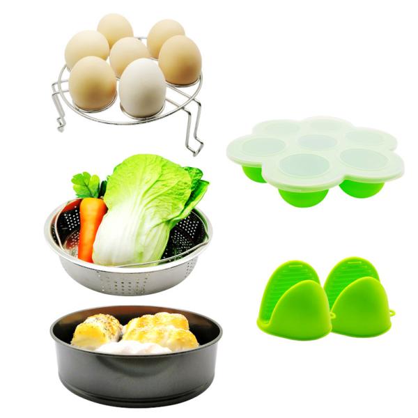 Free Combination Silicone Steamer Basket , Vegetable Steamer Basket For Pressure