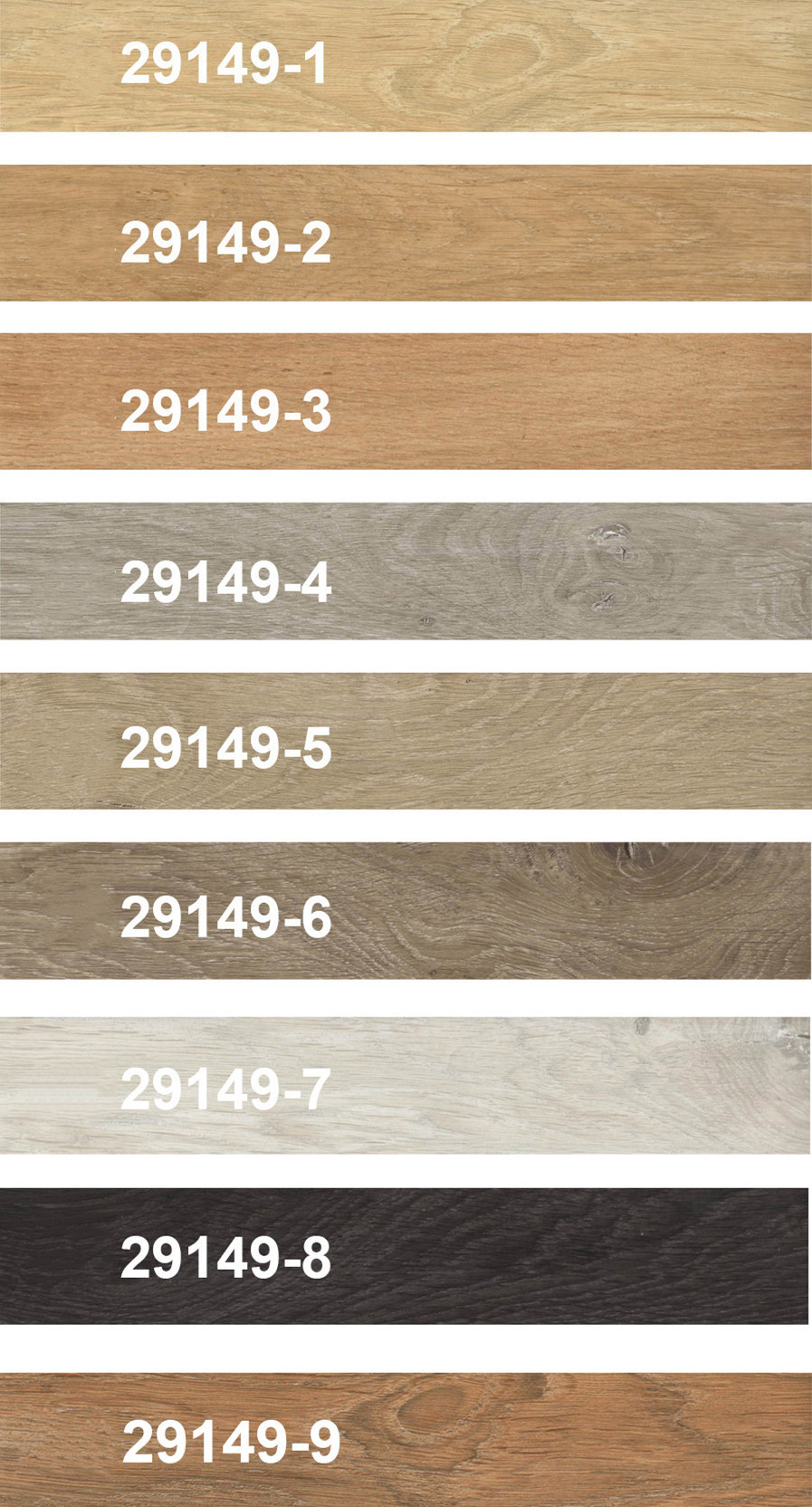 0.55mm Plastic Composite Flooring GKBM FT-W29149-7 Recyclable Stain Resistant High Abrasion