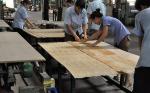 High-End Custom Recon Wood Veneer Colorful Wood Cw-X3988 Straight Grain For