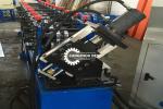 PU Foamed Roller Shutter Door Machine Slat Roll Forming Machine 5.5kw