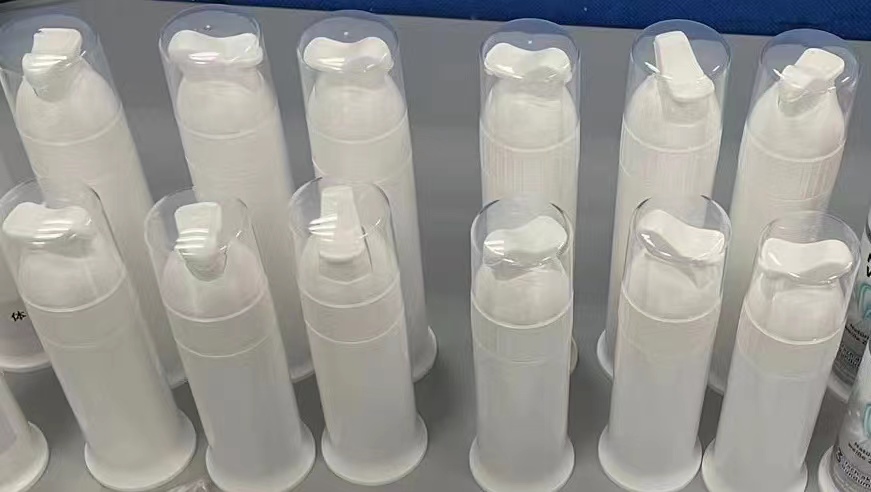 Plastic Manufacturing Tooth Paste Vacuum Airless Pump Bottle for Personal Care in 2024