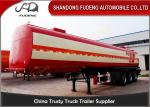 Optional Compartment Fuel Tanker Semi Trailer 45000l Steel Q345B Body