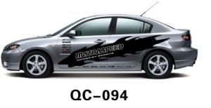 Quality UV offset printing Waterproof Car Body Sticker QC-094E wholesale