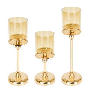 Quality Metal Iron Gold Decorative Candle Holder Modern Luxury Holders wholesale