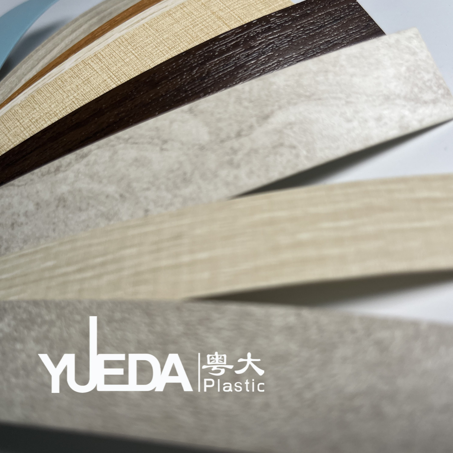 Embossed Wood Grain Edge Banding PVC Edgebanding Tape For Board Processing M7319