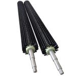TUV Industrial Nylon Roller Cleaning Brush Rotating Cylindrical