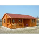 One Floor Outdoor Wooden House In 36mm 72mm 110mm Wall thickness