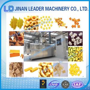 Quality Small scale wheat rice corn puff double screw extruder making machine wholesale
