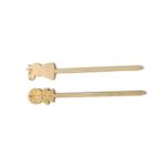 Customized Disposable Sandwich Bamboo Food Picks For Olive