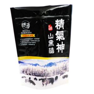 Quality Dried Beef Food Packaging Materials 26cm*18cm Ziplock Stand Up Pouch wholesale