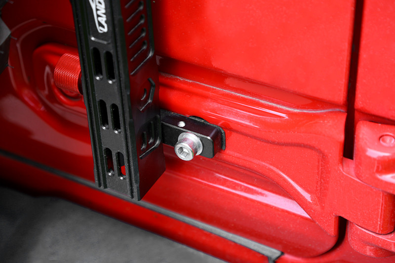 2018-2023 JEEP Wrangler JL JK Metal Flag Pole Holder for Tailgate Hinge Mounted Bracket