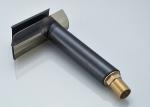 ROVATE Sanitary Ware Black Bathroom Basin Faucets Waterfall Spout Desk Mounted
