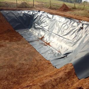 Quality GB/ASTM GRI-GM13 Standard HDPE Geomembrane for Fish Pond and Landfill Waterproofing wholesale