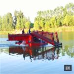 Aquatic Weed Harvesting Machine 1000m3 hydraulic tank save labor force