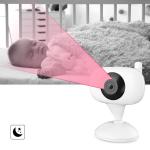 Wireless Surveillance Camera Baby Monitor Smart Tracking Wifi Two Way Baby