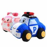 25cm Eco Friendly Cotton Polly Ambulance Plush Police Car Boy Gift