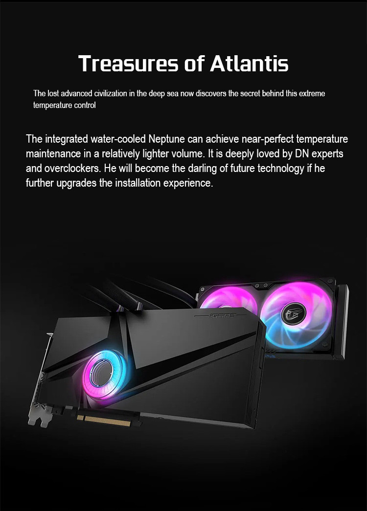 GDDR6X LHR Graphics Card IGame GeForce RTX 3080 Neptune OC 10G For Game