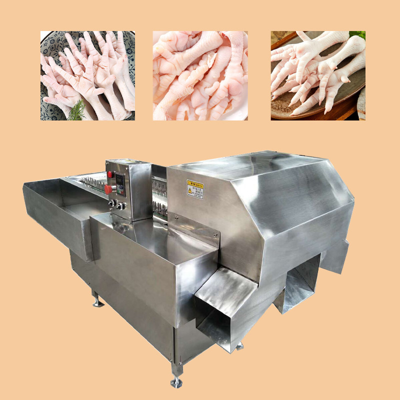 Commercial Stainless Steel Body Precision Cutting Machine Automatic Chicken Feet Cutting Machine