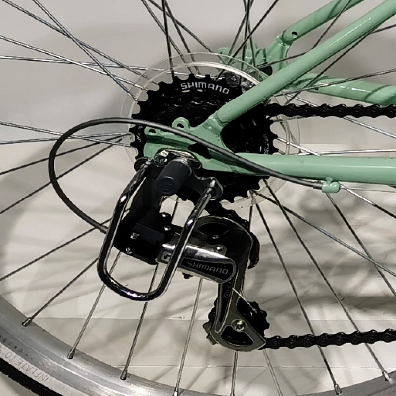 Women bicycle 24 Inch SHIMANO 6 Speed Eco Friendly Baking Paint Lady City Bike