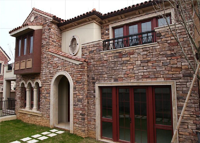 Artificial Cement Faux Stacked Stone Veneer For Wall Building Construction