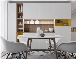 Quality With LED Light Cabinet Pantry Unit Living Room Display Cabinet wholesale