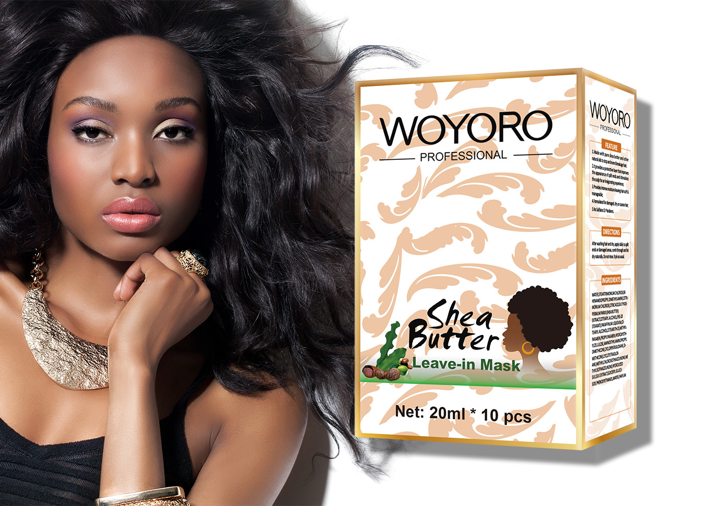Shea Butter Moisture Strengthen Restore 20ml Dry Frizzy Hair Mask