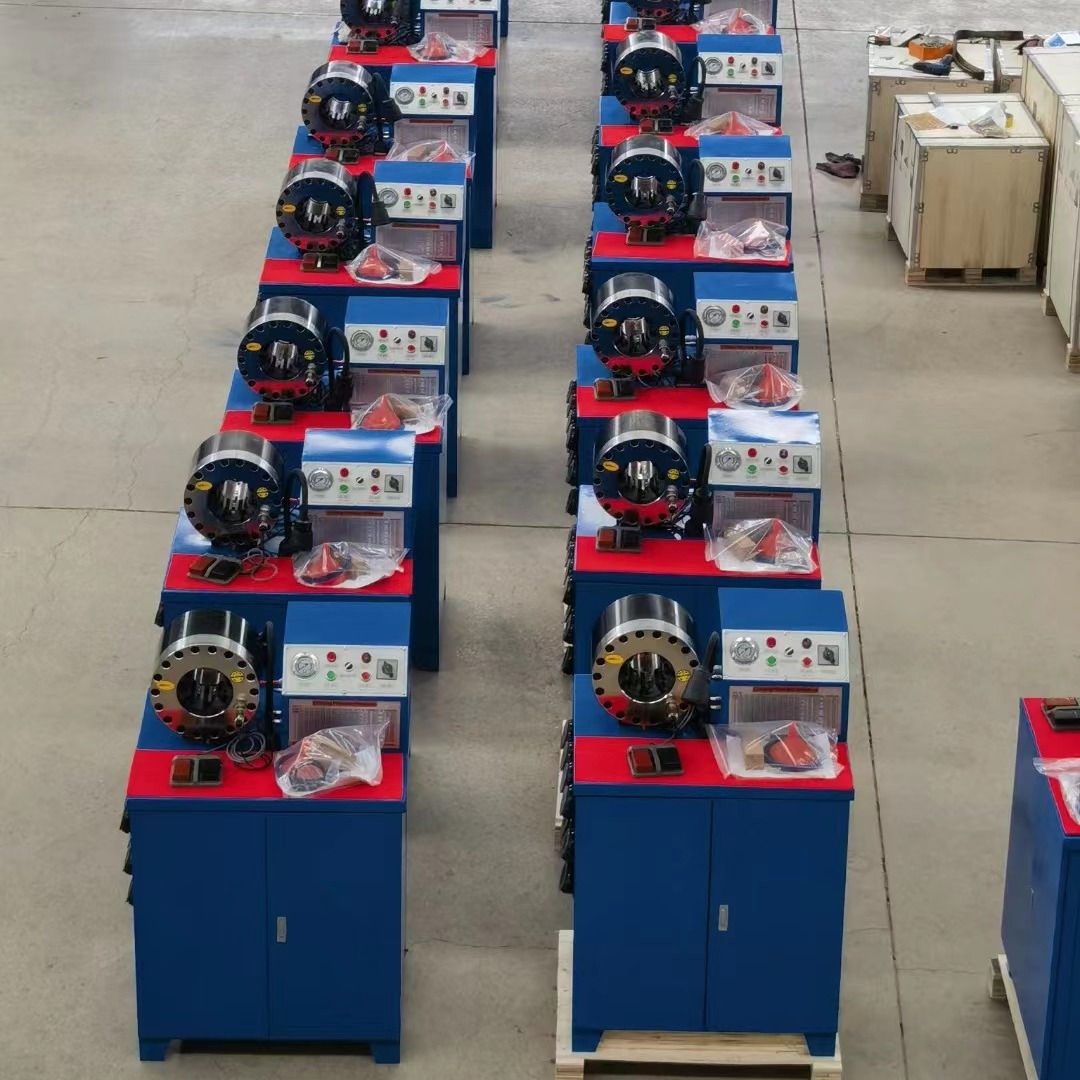 Electric Powered Hydraulic Hose Crimping Machine 31.5MPa For Industrial Use