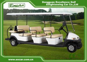 Quality 11 Seater Battery Power Electric Golf Buggy , Electric Sightseeing Car CE Approved wholesale