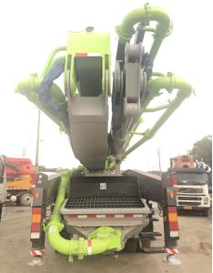 Quality Zoomlion Scania Used Concrete Pump Truck 56m 170 M3/H 85 bar wholesale