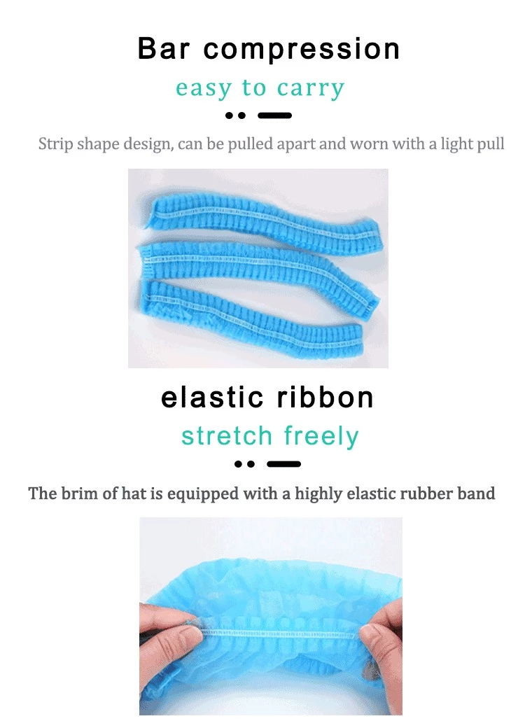 Non-Woven Dustproof waterproof non woven disposable protective cap