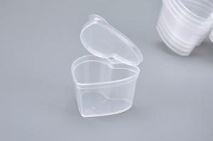 Quality 45 ml heart-shaped sauce cup sauce box wholesale