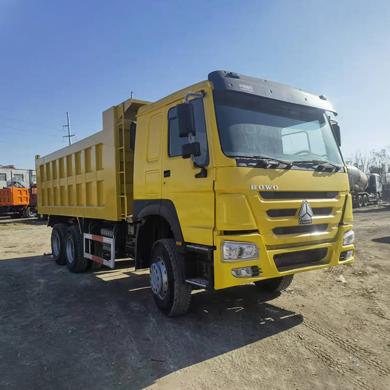Fully Refurbished371HP 6X4 HOWO Dump Truck with Forward Shift Number 10 and Engine Capacity 8L