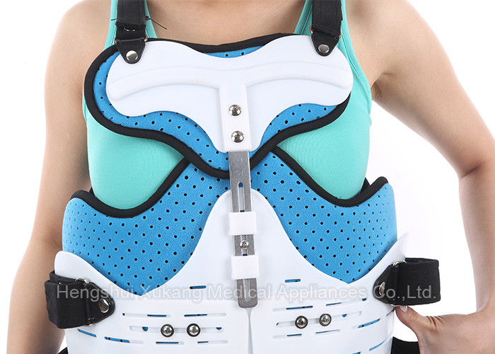 Flannel And PVC Thoracic Lumbar Sacral Orthosis Brace For Lower Back Pain Treatment
