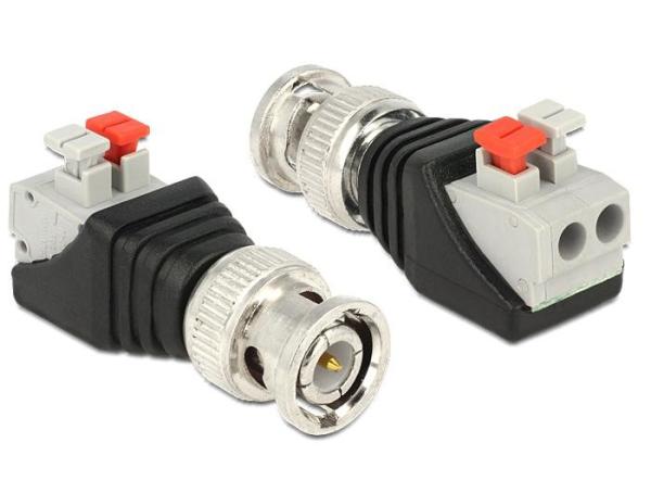 Cheap CCTV Camera BNC Coaxial Cable Connector Golden Plated Easy Installation for sale