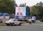 960X960 Cabinet P5 Truck Mounted LED Screen Billboard Sychronous Control Way