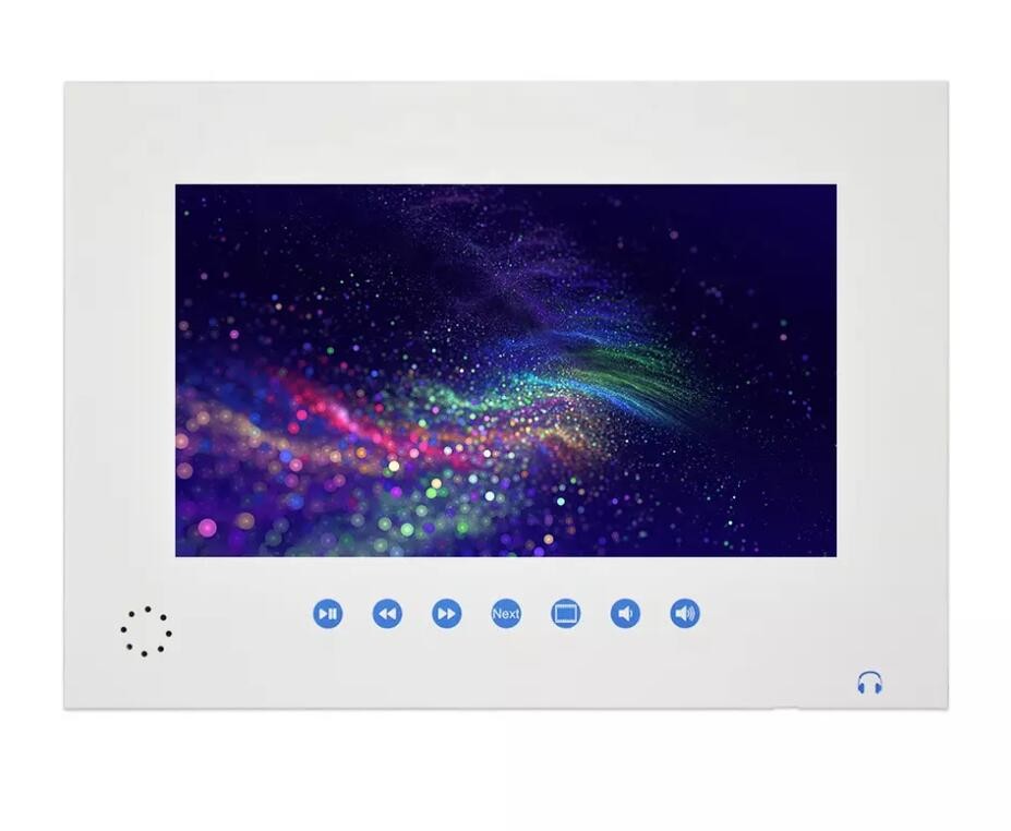 Printed cover LCD video module display 7 inch TFT LCD video module components with AC adaptor power