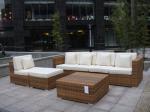 7pcs PE wicker garden furniture