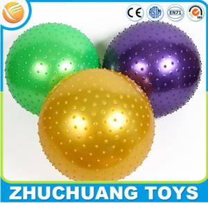 Quality 65cm inflatable spiky pvc fitness ball,pilates ball wholesale
