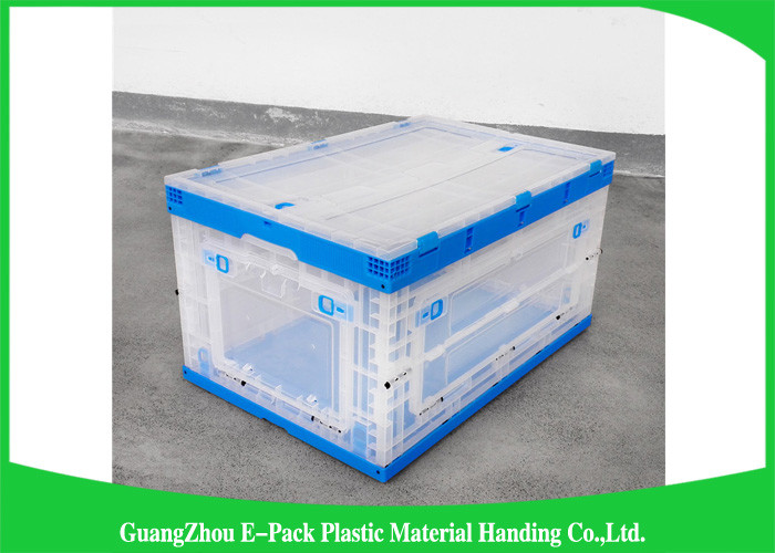 Stackable Collapsible Plastic Containers Convenience Transport 600 * 400 * 88mm