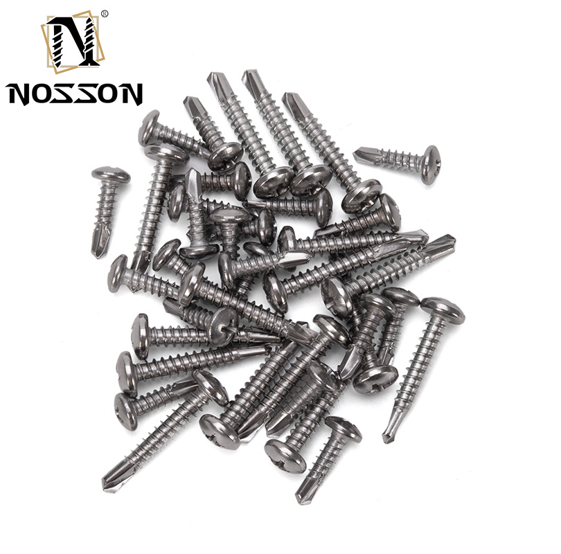 5/16 M8 Galvanised Hex Head Self Drilling Roofing Screws Metric Stainless Steel Tek Screws With Rubber Washer For Roofing